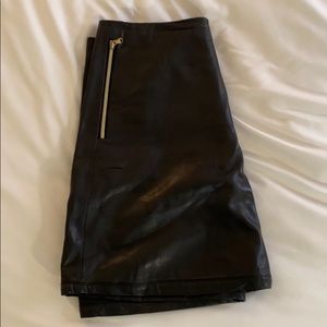 Leather Mini Skirt